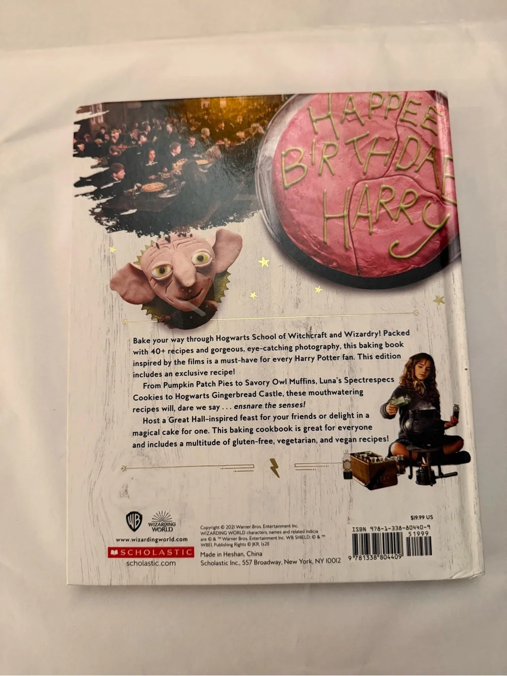 Scholastic Harry Potter Slytherin Sourdough Snake - Green and Cream Cover